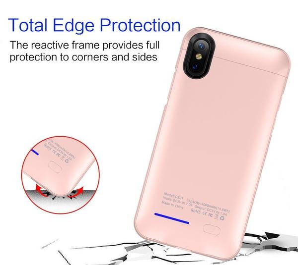 iPhone XR POWER X Battery Case 4200mAh With Magnetic Kickstand